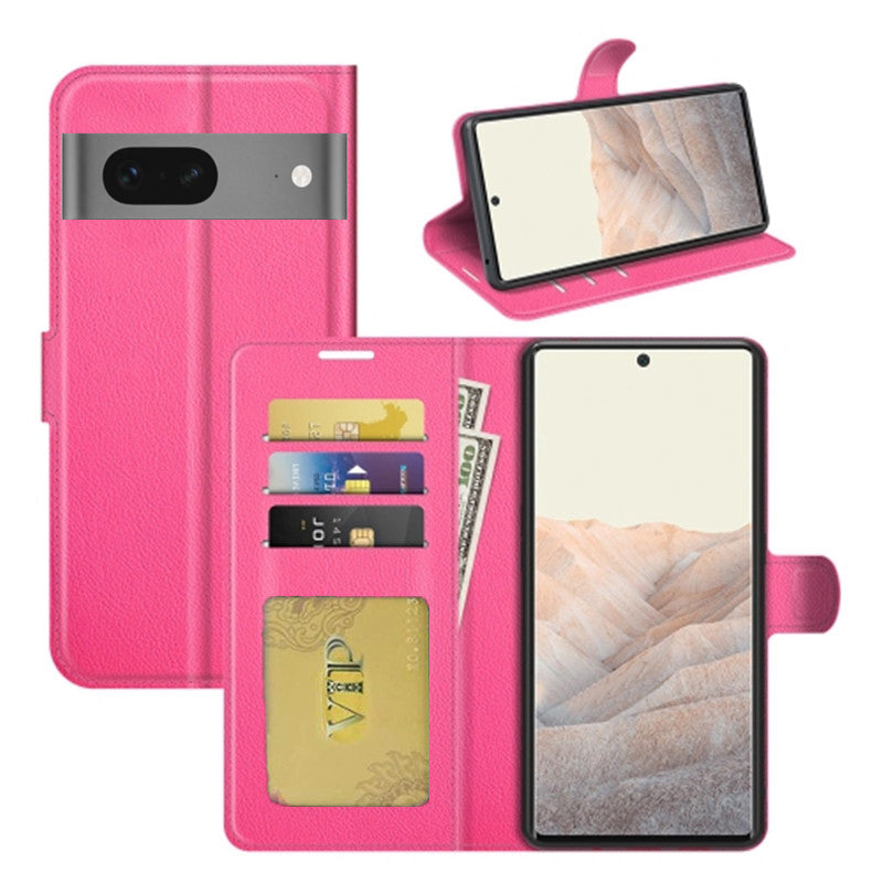 Étui portefeuille folio en cuir pour Google Pixel 8A Étui portefeuille folio en cuir pour Google Pixel 8A